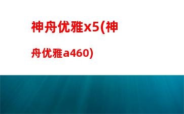 神舟优雅x5(神舟优雅a460)