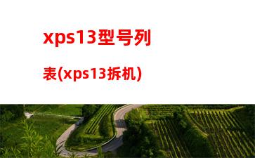 xps13型号列表(xps13拆机)